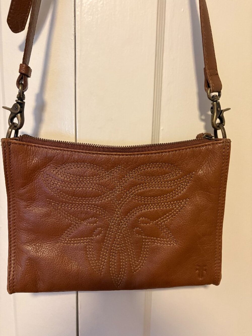 Frye crossbody leather purse